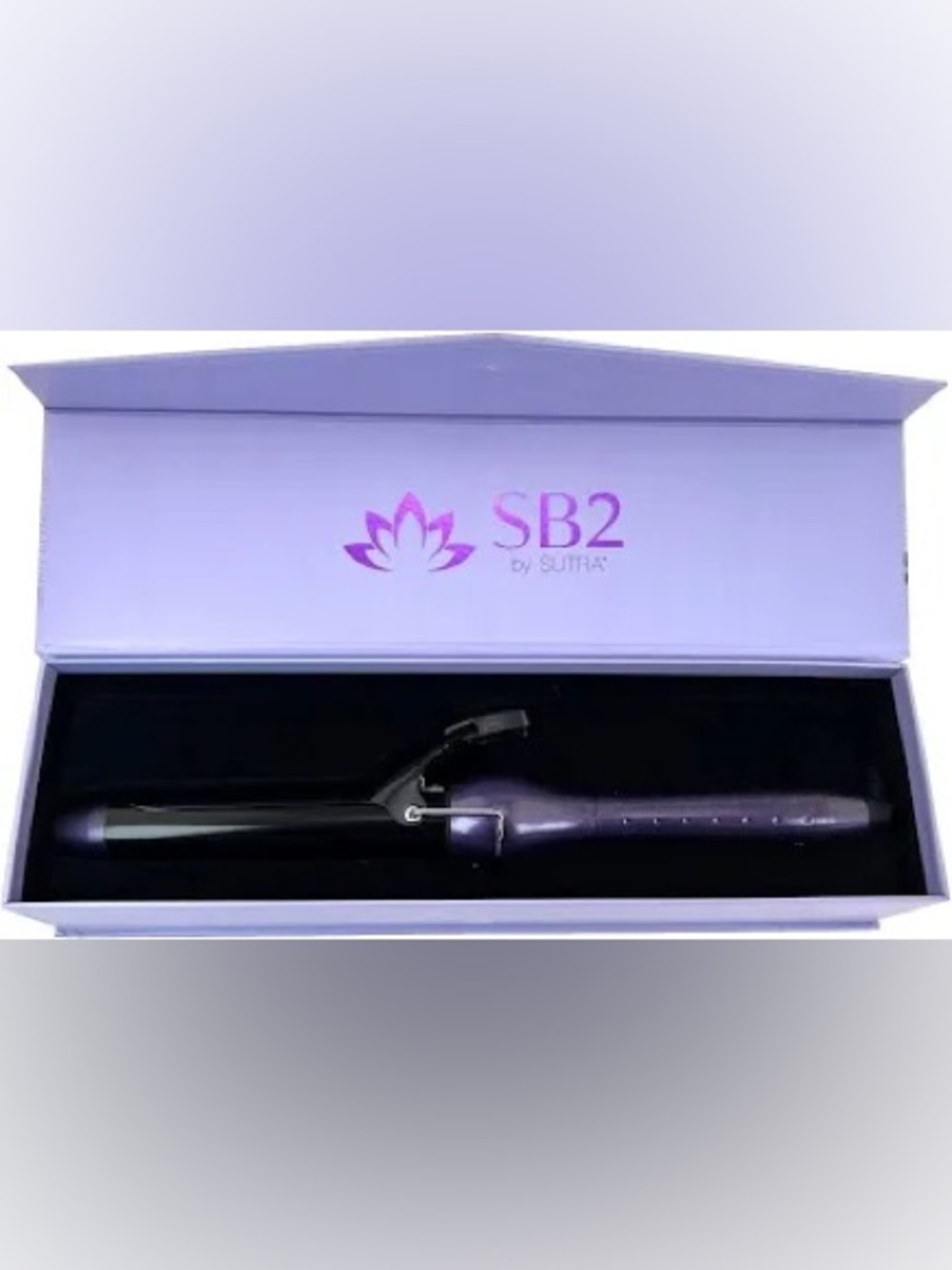 Sutra SB2 TOURMALINE Ceramic 1" Spring Curling Iron Purple Ionic Hot Tools - Picture 5 of 12